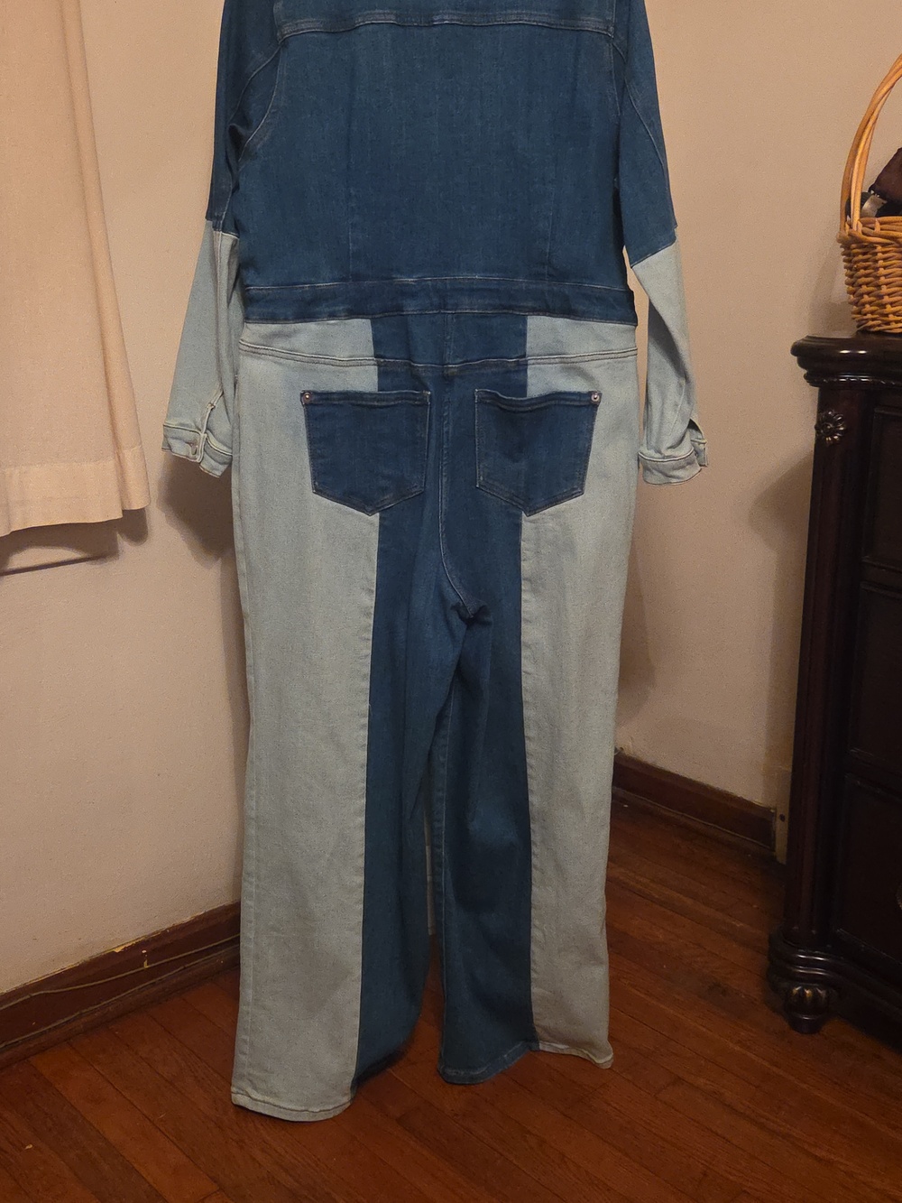 Eloquii Denim Jumpsuit - Picture 4 of 9